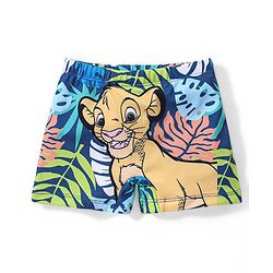Babyhug Disney Mid Thigh Swimming Trunk With Lion King Graphics - Blue