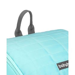Babyhug Premium Quilted Stylish Water Resistant Diaper Backpack- Sea Green