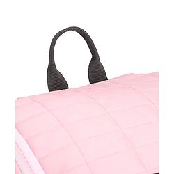 Babyhug Premium Quilted Stylish Water Resistant Diaper Backpack- Light Pink