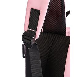 Babyhug Premium Quilted Stylish Water Resistant Diaper Backpack- Light Pink