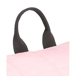 Babyhug Premium Quilted Stylish Water Resistant Diaper Backpack- Light Pink