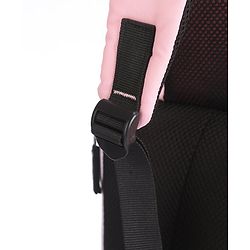 Babyhug Premium Quilted Stylish Water Resistant Diaper Backpack- Light Pink