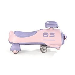 Babyhug Baby Magic Premium Aero Kids Magic Swing Car With Music Lights & ABEC 7 Bearing with PU LED Wheels - Purple