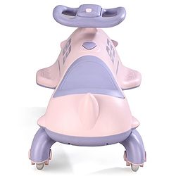 Babyhug Baby Magic Premium Aero Kids Magic Swing Car With Music Lights & ABEC 7 Bearing with PU LED Wheels - Purple