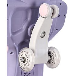 Babyhug Baby Magic Premium Aero Kids Magic Swing Car With Music Lights & ABEC 7 Bearing with PU LED Wheels - Purple