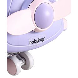 Babyhug Baby Magic Premium Aero Kids Magic Swing Car With Music Lights & ABEC 7 Bearing with PU LED Wheels - Purple