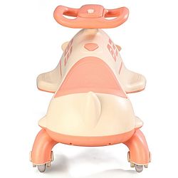 Babyhug Baby Magic Premium Aero Kids Magic Swing Car With Music Lights & ABEC 7 Bearing with PU LED Wheels - Orange