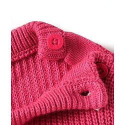 Babyhug Knitted Full Sleeves Pullovers Striped Sweater - Multicolor
