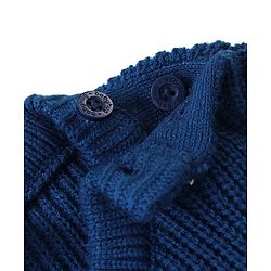 Babyhug Knitted Full Sleeves Pullovers Striped Sweater -Multicolor
