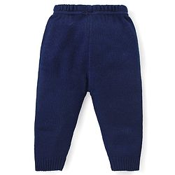 Babyhug Knit Full Sleeves Pullover Sweater & Pant Set Stripe Design - Multicolour
