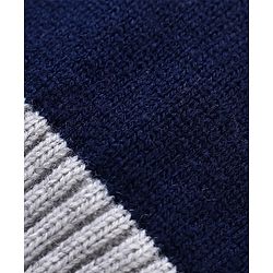 Babyhug Knit Full Sleeves Pullover Sweater & Pant Set Stripe Design - Multicolour