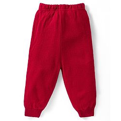 Babyhug Knit Full Sleeves Pull Over Sweater Set with Snowflakes Design - Red