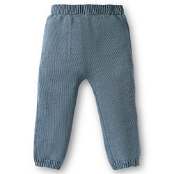 Babyhug Cotton Knit Full Raglan Sleeves Front Open Sweater Set With Stripes & Cap - Multi Colour