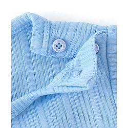 Babyhug Full Sleeves Pullover & Front Open Thermal Vests Pack of 2 - Sky Blue