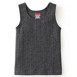 Babyhug Full Sleeves Thermal Vests & Pant Set - Dark Grey