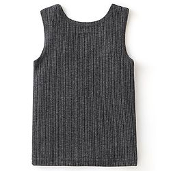 Babyhug Full Sleeves Thermal Vests & Pant Set - Dark Grey