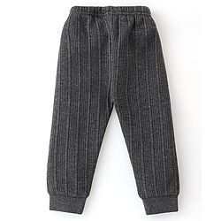 Babyhug Full Sleeves Thermal Vests & Pant Set - Dark Grey