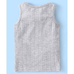 Babyhug Full Sleeves Thermal Vests & Pant Set - Light Grey