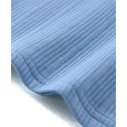 Babyhug Full Sleeves Solid Thermal Vests & Pant Set of 3 - Blue