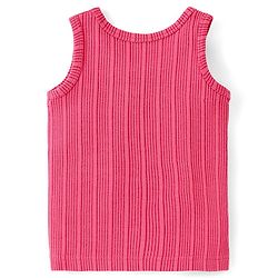 Babyhug Full Sleeve & Sleeveless Solid Thermal Vests & Pant - Coral