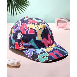 Babyhug Disney Summer Cap With Mickey Mouse Graphics - Multicolour