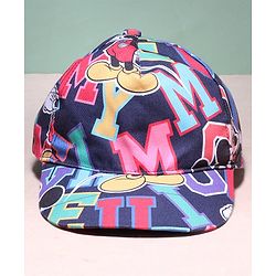 Babyhug Disney Summer Cap With Mickey Mouse Graphics - Multicolour