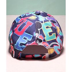 Babyhug Disney Summer Cap With Mickey Mouse Graphics - Multicolour