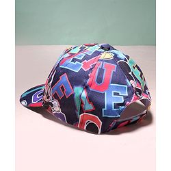 Babyhug Disney Summer Cap With Mickey Mouse Graphics - Multicolour
