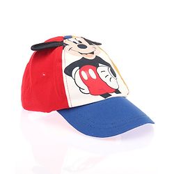 Babyhug Disney Summer Cap With Mickey Mouse Graphics - Blue