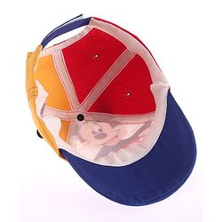 Babyhug Disney Summer Cap With Mickey Mouse Graphics - Blue