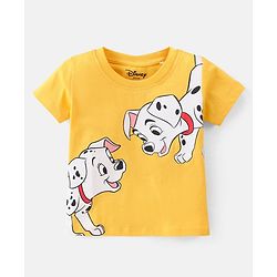 Babyhug Disney Cotton Half Sleeves Striped T-Shirt With 101 Dalmatians Graphics Pack of 3 - Multicolor