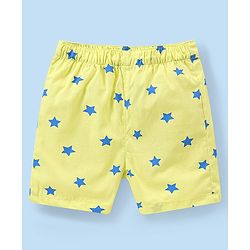 Babyhug Cotton Woven Lion Printed Boxers Pack of 3 - Multicolour