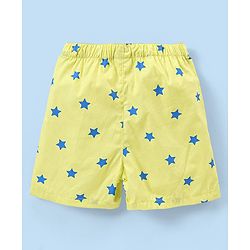 Babyhug Cotton Woven Lion Printed Boxers Pack of 3 - Multicolour