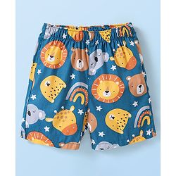 Babyhug Cotton Poplin Boxers Animal & Vehicle Print Pack of 3 - Multicolour