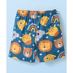 Babyhug Cotton Poplin Boxers Animal & Vehicle Print Pack of 3 - Multicolour