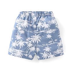 Babyhug  Cotton Woven Boxers with Teddy & Tree Print Pack of 3 - Multicolour