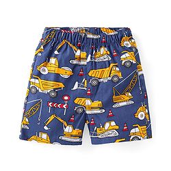 Babyhug  Cotton Woven Boxers with Teddy & Tree Print Pack of 3 - Multicolour