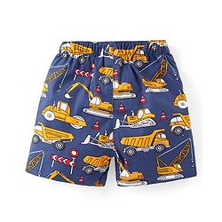 Babyhug  Cotton Woven Boxers with Teddy & Tree Print Pack of 3 - Multicolour