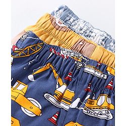 Babyhug  Cotton Woven Boxers with Teddy & Tree Print Pack of 3 - Multicolour