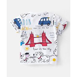 Babyhug Disney Cotton Half Sleeves Jhablas With 101 Dalmatians Print Pack of 3 - Multicolour