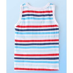 Babyhug Disney Cotton Knit Sleeveless Sando Vest with 101 Dalmatians Print Pack of 3 - Multicolour