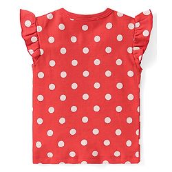 Babyhug Disney Cotton Frill Sleeves Jhablas Winnie The Pooh Print Pack of 3 - Pink & Red