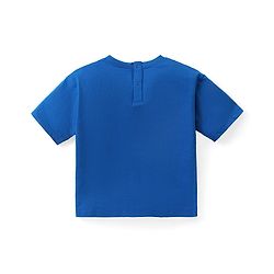 Babyhug Disney Cotton Knit Half Sleeves T-Shirt with Minnie Mouse Graphics - Blue