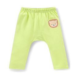 Babyhug Interlock Full Length Diaper Leggings Animal Print Pack of 3 - Multicolour