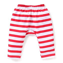 Babyhug Interlock Full Length Diaper Leggings Fruits Print Pack of 3 - Multicolour