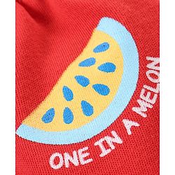 Babyhug Interlock Full Length Diaper Leggings Fruits Print Pack of 3 - Multicolour