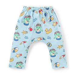 Babyhug Interlock Full Length Diaper Leggings Animal Print Pack of 3 - Multicolour