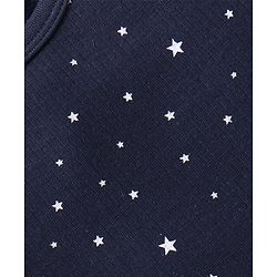 Babyhug Full Sleeves Vest Pullover & Bottom Thermal Wear Combo Star Print Pack Of 3 - Navy Blue