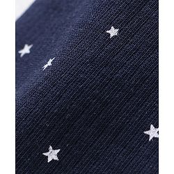 Babyhug Full Sleeves Vest Pullover & Bottom Thermal Wear Combo Star Print Pack Of 3 - Navy Blue