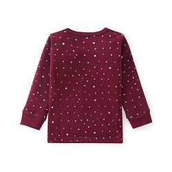 Babyhug Full Sleeves Vest Pullover &  Thermal Wear Pant Star Print Pack Of 3 - Maroon